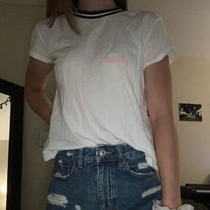 white brandy melville t shirt